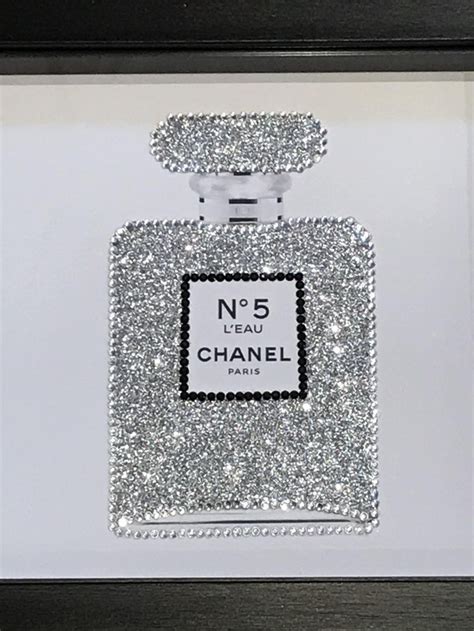 chanel perfume bottle art|chanel scented bottle wall art.